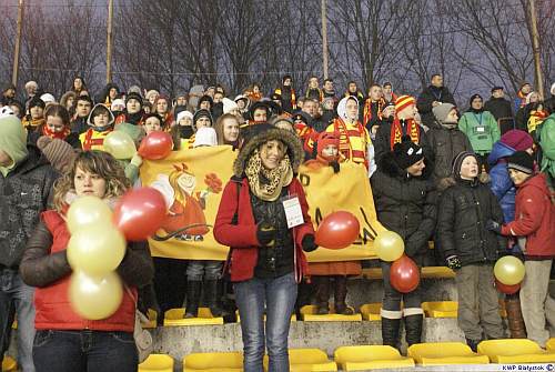 Jagiellonia - Korona. Dzieci uczyły kiboli kulturalnego dopingu