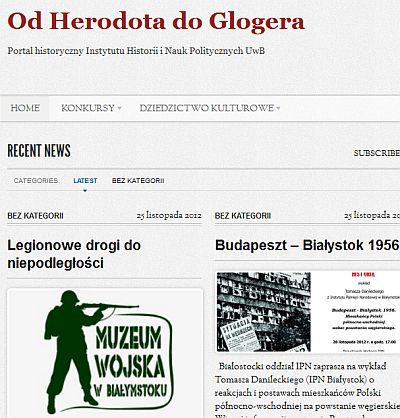 Nowy portal dla miłośników historii