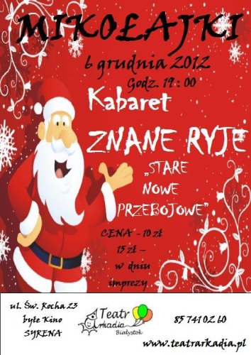 Kabaret Znane Ryje na Mikołajki