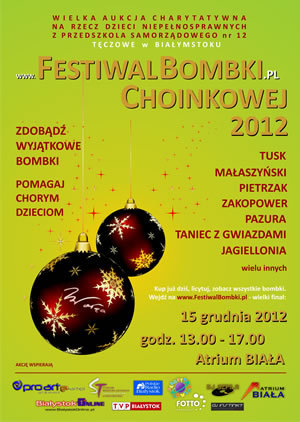 Festiwal Bombki Choinkowej 2012.  Świąteczna pomoc chorym dzieciom