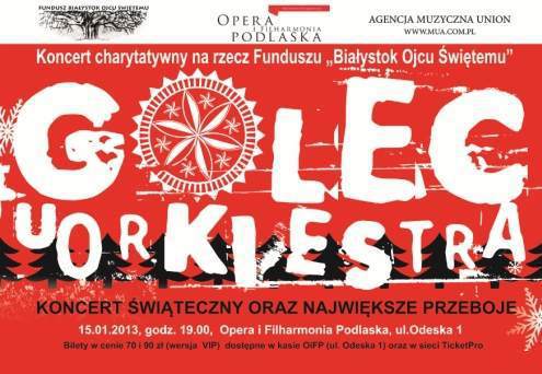 Koncert Golec uOrkiestra. Świątecznie i przebojowo