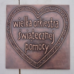 Miedziane serce dla Wielkiej Orkiestry Świątecznej Pomocy