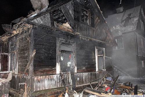 Region. W pożarze domu zginęły 2 osoby