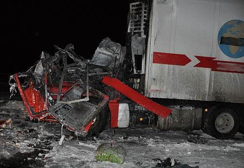 Na parkingu wybuchła białoruska ciężarówka