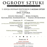 Ogrody sztuki. Opera przedłuża termin nadsyłania wierszy