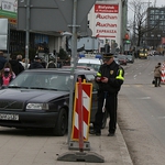 Nieprzejezdne Sienkiewicza i Piłsudskiego. Straż miejska daje mandaty