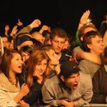 Happening "nagich" studentów 