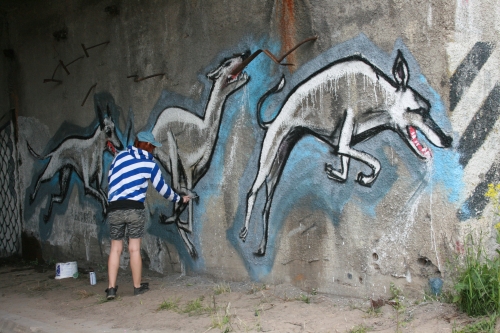 Graffiti w tunelu przy Hetmańskiej. Powstała jaskinia street-artu