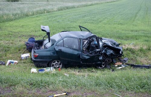 Śmiertelny wypadek na trasie Białystok - Warszawa