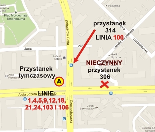 Jeden z największych białostockich przystanków przeniesiony