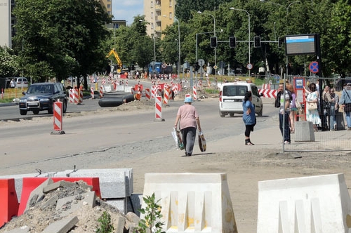 Przebudowa al. Piłsudskiego i ul. Sienkiewicza. Zobacz, jak przebiegają prace [ZDJĘCIA]