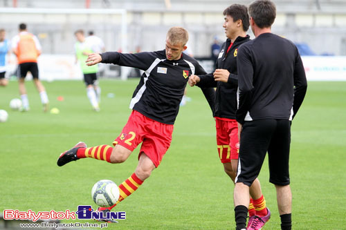 Jagiellonia Białystok zagrała sparing w Grodnie