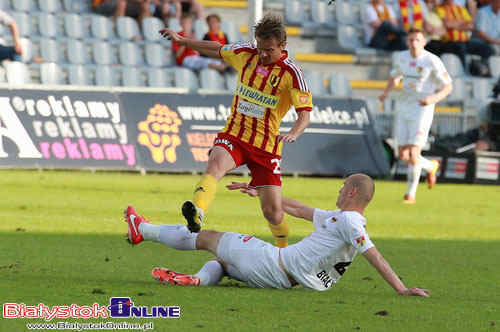 Jagiellonia Białystok zremisowała w Siemiatyczach