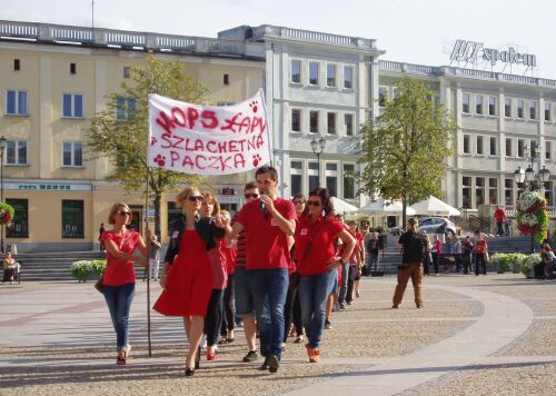 Polonez w centrum miasta. Letnia studniówka Szlachetnej Paczki