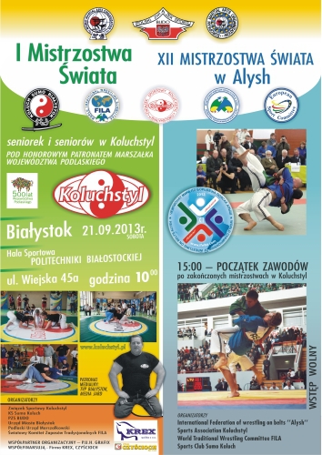 W sobotę odbędą się I Mistrzostwa Świata w Koluchstyl i XII Mistrzostwa Świata w Alysh