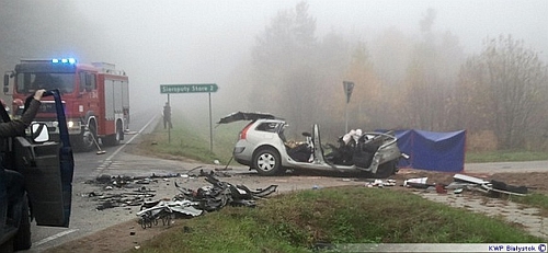 Tragiczny wypadek. Nie żyją trzy osoby