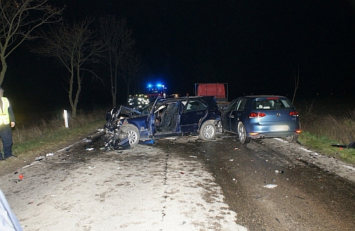 Karambol na drodze. Cztery osoby trafiły do szpitala