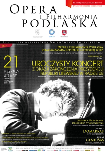 Uroczysty koncert w Operze przy Odeskiej. Rozdajemy zaproszenia