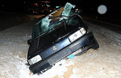 Tragiczny wypadek. Passat śmiertelnie potrącił pieszego