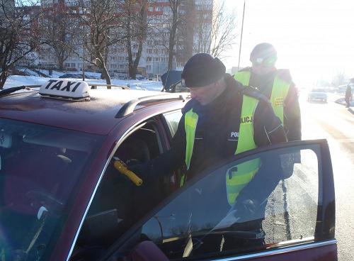 Policja skontrolowała białostockich taksówkarzy. Połowa dostała mandaty