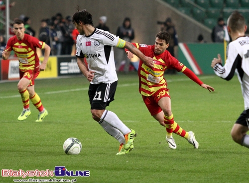 Legia - Jagiellonia. Mecz przerwany po pierwszej połowie