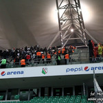 Legia - Jagiellonia. Zatrzymano 38 osób. Decyzja o meczu w środę