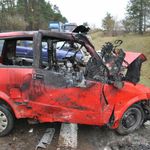 Tragiczny wypadek. Kobieta spłonęła w cinquecento