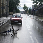 Potrącenie rowerzystki. Kobieta jest w ciężkim stanie