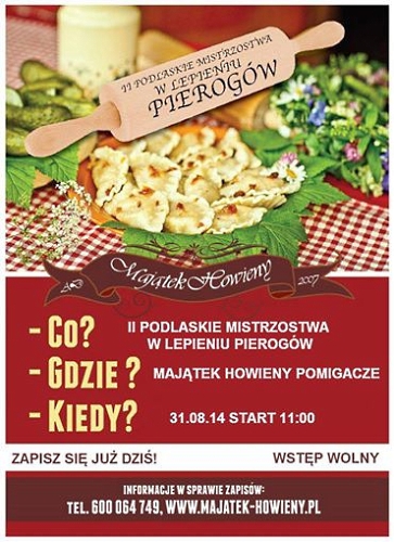 Podlaskie Mistrzostwa w Lepieniu Pierogów. Impreza dla pasjonatów kuchni