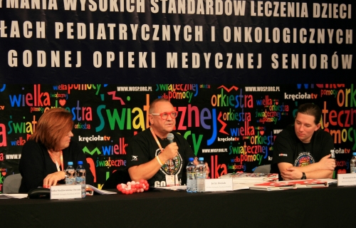 Jerzy Owsiak w Białymstoku. Ogłosił cel zbiórki najbliższego Finału WOŚP