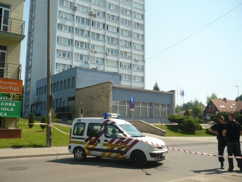 Alarm bombowy w białostockim urzędzie miejskim 