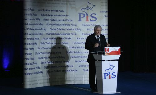 "Ostatni etap walki o zwycięstwo" - tłumy białostoczan na spotkaniu z prezesem PiS, Jarosławem Kaczyńskim