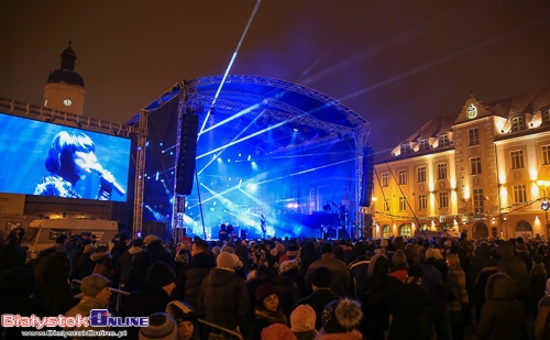 Sylwester na Rynku Kościuszki. Białystok przywitał Nowy Rok [ZDJĘCIA]