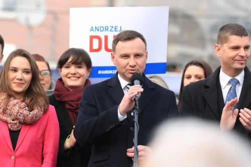 Tłumy białostoczan witały Andrzeja Dudę [ZDJĘCIA]