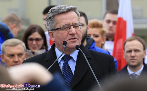 Bronisław Komorowski z wizytą w Podlaskiem