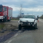 Bmw wymusiło pierwszeństwo. Dwóch kierowców w szpitalu