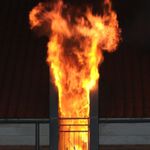 Wybuch i pożar przy ul. Jarzębinowej. 30-latek z zarzutami