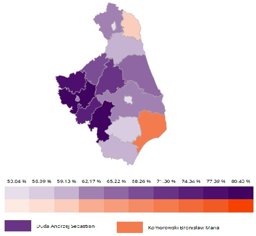 Kogo poparł Białystok? Oficjalne wyniki wyborów z Podlaskiego