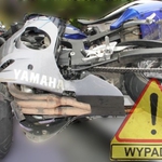 5-latek zderzył się z motocyklistą. Obaj trafili do szpitala