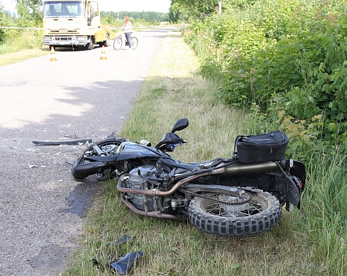 Wymuszenie pierwszeństwa. Motocyklista poważnie ranny