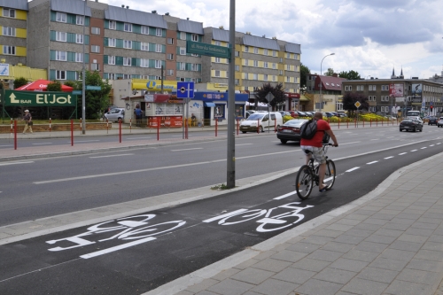 Ścieżka rowerowa wzdłuż ul. Sienkiewicza i Wasilkowskiej już gotowa