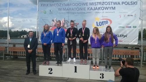 Medale kajakarzy Dojlid i Cresovii na Mistrzostwach Polski w maratonie kajakowym