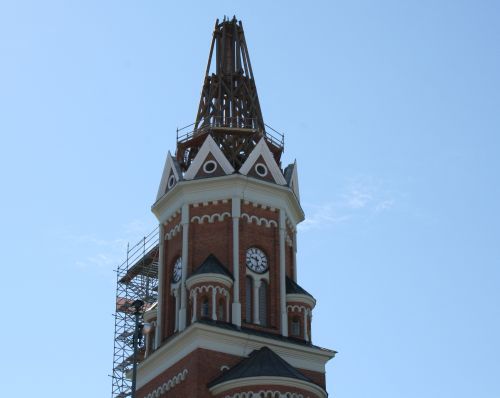 Kolejna konstrukcja na wieży św. Wojciecha. Koniec prac za 3 miesięce