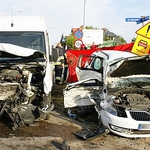 Tragiczny wypadek. Kierowca nie zatrzymał się na znaku STOP