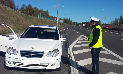 Białystok i okolice - ponad 100 mandatów za szybką jazdę