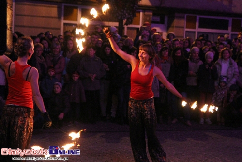 Iluminacje w centrum miasta i fireshow, czyli festiwal Lumo Bjalistoko