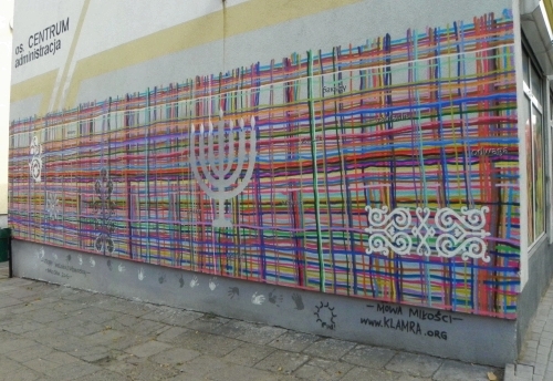 Nowy mural w mieście. Powstał na budynku przy al. Piłsudskiego