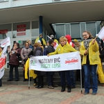 Protest pod urzędem miejskim. Kolejne wystąpienie pracowników Biaformu