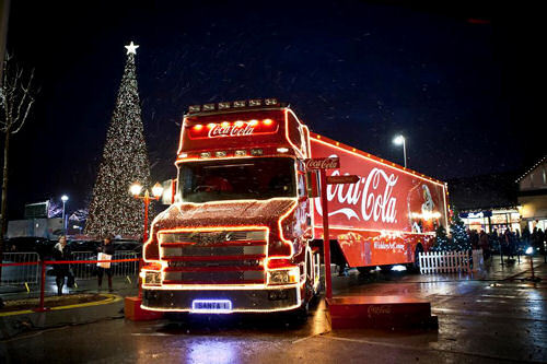 Świąteczna ciężarówka Coca-Coli odwiedzi Białystok