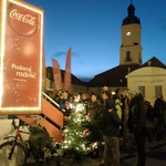 Tysiące białostoczan przyszło zobaczyć świąteczną ciężarówkę Coca-Coli